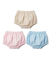 Kit 3 peças shorts bloomer liso classico cobre fralda bebê menino menina Kit 3 peças shorts bloomer liso classico cobre fralda bebê menino menina