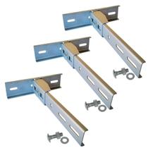 Kit 3 Peças Suporte Fixação Com Regulagem Para Motor Portão Basculante Kit 3 Peças Suporte Fixação Com Regulagem Para Motor Portão Basculante