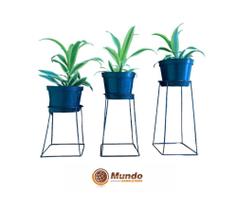 Kit 3 Peças Suporte Para Plantas De Mesa Kit 3 Peças Suporte Para Plantas De Mesa