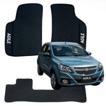 Kit 3 Peças Tapete Antiderrapante Específico Chevrolet Agile 2009 a 2016 - V6004