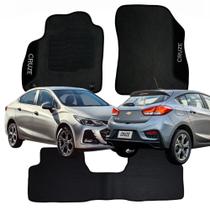 Kit 3 Peças Tapete Antiderrapante Específico Chevrolet Cruze 2019 a 2024 - V7443