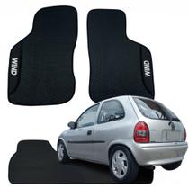 Kit 3 Peças Tapete Automotivo Emborrachado Chevrolet Corsa Wind 1994 a 2002 - V6126