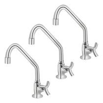 Kit 3 Peças Torneira De Cozinha Mesa Docol Primor 00673406 Kit 3 Peças Torneira De Cozinha Mesa Docol Primor 00673406