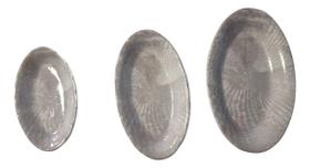 Kit 3 Peças Travessa Oval Em Cerâmica Cinza Design Refinado