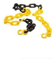 Kit 3 Pedestal + 6 Mts De Corrente Sinalização Isolamento