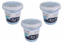 Kit 3 Pedra Azul Em Pasta P Polimento (500gr) Roda Tanq Crom Kit 3 Pedra Azul Em Pasta P Polimento (500gr) Roda Tanq Crom