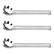 Kit 3 Pegador De Massa Aço Inoxidável 30 Cm Baccani