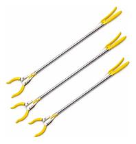 Kit 3 Pegador De Objeto Garra Mão Mecânica Braço Extensor