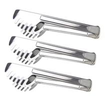 Kit 3 Pegador Massas Macarrão Aço Inox Multiuso Culinário