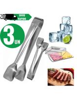 KIT 3 Pegador Universal Para Salada, Frios, Doce, Gelo, Carnes Em Aço Inox Com 18cm de comprimento