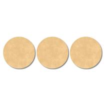 Kit 3 Pele Animal 55Cm Couro S Aro Conga Bongo Atabaque Luen