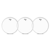 Kit 3 Peles Clear Transparentes para Bateria 10" New York Kit 3 Peles Clear Transparentes para Bateria 10" New York