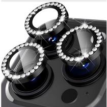 Kit 3 Película Câmera Strass Brilho Compatível Com iphone 11 12 13 Proteção