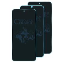 Kit 3 Película De Ceramica 3D 9D Privacidade Fosca Para Galaxy S21 Fe G990 6.4