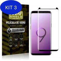 Kit 3 Película De Vidro Blindada Samsung Galaxy S9 - Armyshield
