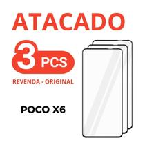 Kit 3 Película De Vidro Temperado 3D Xiaomi Poco X6 + Kit 3 Película De Vidro Temperado 3D Xiaomi Poco X6 +