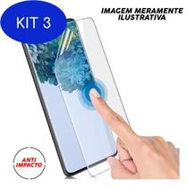 Kit 3 Película Gel Hidrogel Anti Impacto Samsung Galaxy A10 - Full Protect