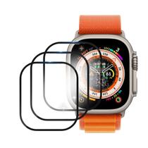 Kit 3 Película Protetora Tela Vidro 9h Aple Watch Ultra 49mm