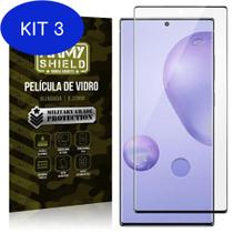 Kit 3 Película Vidro Blindada Para Galaxy Note 20 Ultra Tela - Armyshield