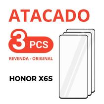 Kit 3 Película Vidro De Temperado 3D Para Honor X6S +