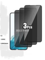 Kit 3 Películas 3D Privacidade para Iphone 13
