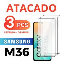 Kit 3 Películas De Vidro 3D Para Samsung M36 - Película Vidro Temperado Premium Kit 3 Películas De Vidro 3D Para Samsung M36 - Película Vidro Temperado Premium