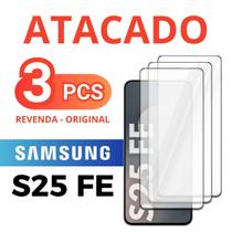Kit 3 Películas De Vidro 3D Para Samsung S25 FE - Película Vidro Temperado Premium