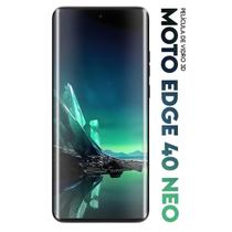 Kit 3 Películas De Vidro Full 3D Curvada Para Moto Edge 40 5g Xt2303 6.55