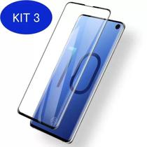 Kit 3 películas hidrogel 9D ultra slim premium para câmera samsung galaxy S10E