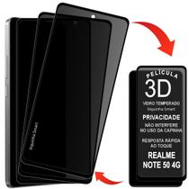 Kit 3 Películas Privacidade Fosca Para Celular REALME NOTE 50 4G