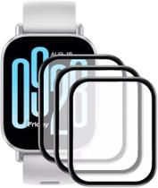 Kit 3 Películas Protetoras de Tela 5D Compatível Redmi Watch 5 Active e 5 Lite (Redmi Watch 5 Active)