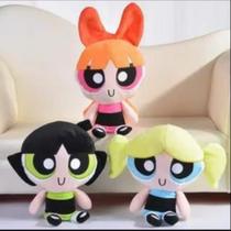 Kit 3 Pelúcia Meninas Super Poderosas Fofas Lindas