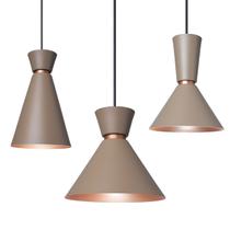 Kit 3 Pendente Lustre Luminária Pequim Berlin Rio Fendi Kit 3 Pendente Lustre Luminária Pequim Berlin Rio Fendi