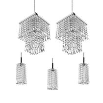 Kit 3 Pendentes Clearcrillic + 2 Pendentes Marrycrillic Kit 3 Pendentes Clearcrillic + 2 Pendentes Marrycrillic