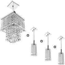 Kit 3 Pendentes Clearcrillic + pendente Marrycrilic Oferta!!