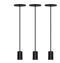 Kit 3 Pendentes Taschibra Dot Metal E27 40W Canopla Kit 3 Pendentes Taschibra Dot Metal E27 40W Canopla