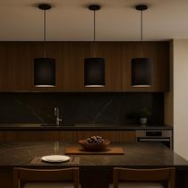 Kit 3 Pendentes Tecido 30x17cm Para Sala, Quarto, Cozinha Kit 3 Pendentes Tecido 30x17cm Para Sala, Quarto, Cozinha