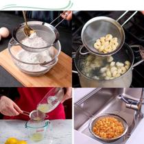 Kit 3 Peneira em Aço Inox PMG Cozinha Premium