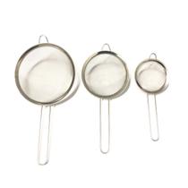 Kit 3 Peneiras Coador De Cozinha Em Aço Inox 10 /14/ 18 cm Kit 3 Peneiras Coador De Cozinha Em Aço Inox 10 /14/ 18 cm