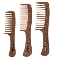 Kit 3 Pentes Cabelo Fibra De Coco Linha Coconut Marco Boni Kit 3 Pentes Cabelo Fibra De Coco Linha Coconut Marco Boni