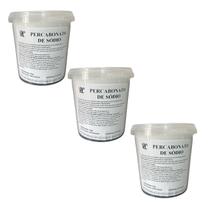 Kit 3 Percabonato de Sódio Granulado Branqueador 450G Kit 3 Percabonato de Sódio Granulado Branqueador 450G