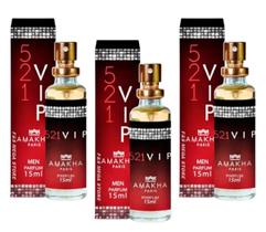 Kit 3 Perfume 521 Vip Men Masculino Amakha Paris Bolso Bolsa Kit 3 Perfume 521 Vip Men Masculino Amakha Paris Bolso Bolsa