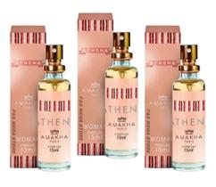 Kit 3 Perfume Athena Amakha Paris Feminino Bolso Bolsa Kit 3 Perfume Athena Amakha Paris Feminino Bolso Bolsa