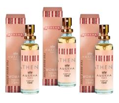 Kit 3 Perfume Athena Amakha Paris Feminino Bolso Bolsa Kit 3 Perfume Athena Amakha Paris Feminino Bolso Bolsa