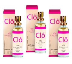 Kit 3 Perfume Clo Feminino Amakha Paris Bolso Bolsa Kit 3 Perfume Clo Feminino Amakha Paris Bolso Bolsa