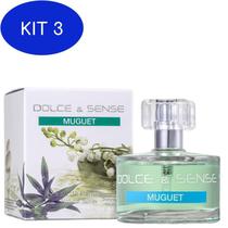 Kit 3 Perfume Dolce & Sense Muguet El Edp 60Ml - Paris Elysees