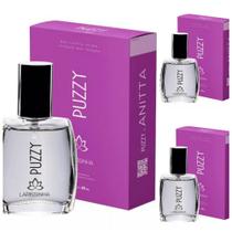 Kit 3 Perfume Íntimo Puzzy Larissinha 25ml - Cimed