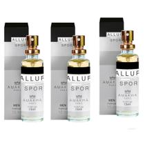 Kit 3 Perfumes Allur Sport Amakha Paris 15ml