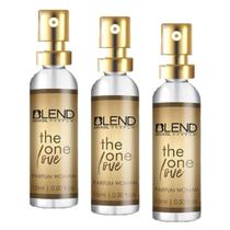 +Kit 3 Perfumes Blend 15 Ml Fem The One Love Blend Brasil
