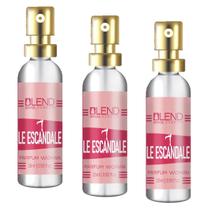 +Kit 3 Perfumes Blend 15 ml Feminino Le Escandale - Blend Brasil
